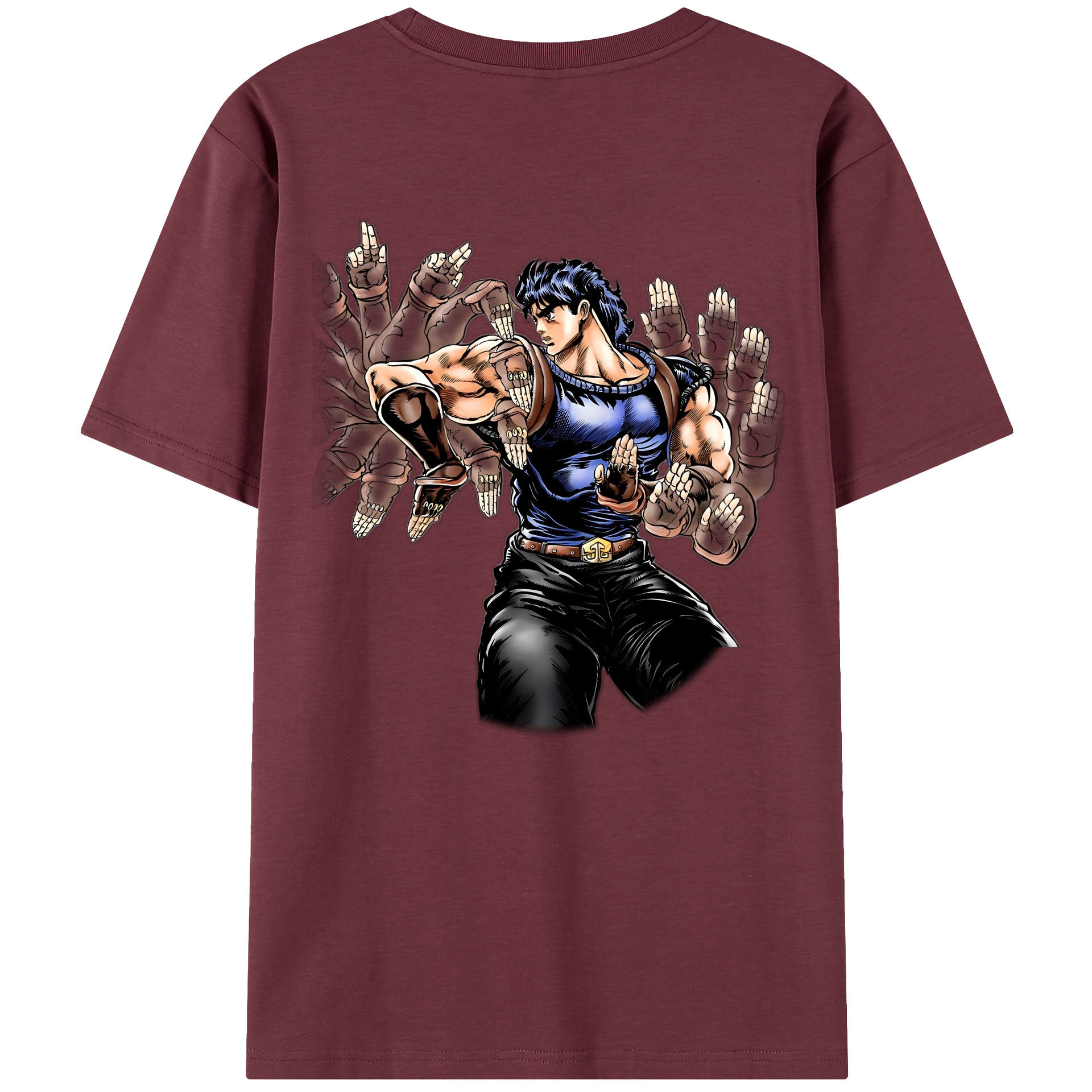 （画像用） ジョジョの奇妙な冒険 /ジョナサン?ジョースター JoJo's Bizarre Adventure Jonathan Joestar 綿100％半袖Tシャツ（背面プリント）